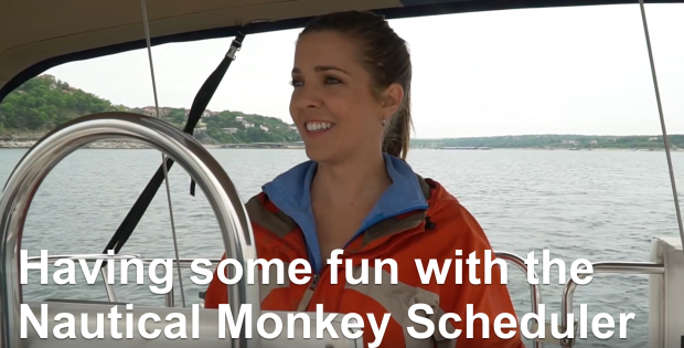 Nautical Monkey Scheduler